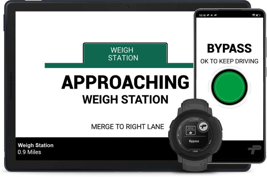 Approaching weigh station