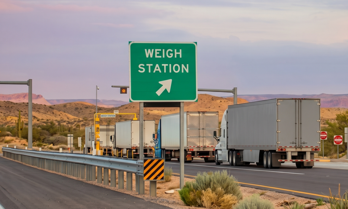 How truck weigh stations affect fleet productivity and inspection risk